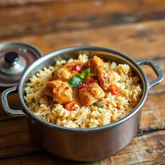 One-Pot Somali Chicken & Rice - Recipe for 1